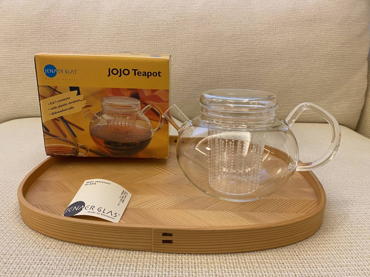 ☆即決☆【未使用】JENAER GLAS　イエナグラス ティーポット 0.6L 耐熱ガラスポット Tea Pot ドイツ製 _画像1
