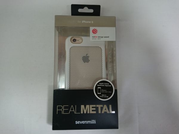 Hamee ハミィ iPhone 6 REAL METAL IPhone 6-WH-GDxHexa スマホケース ls155の画像1
