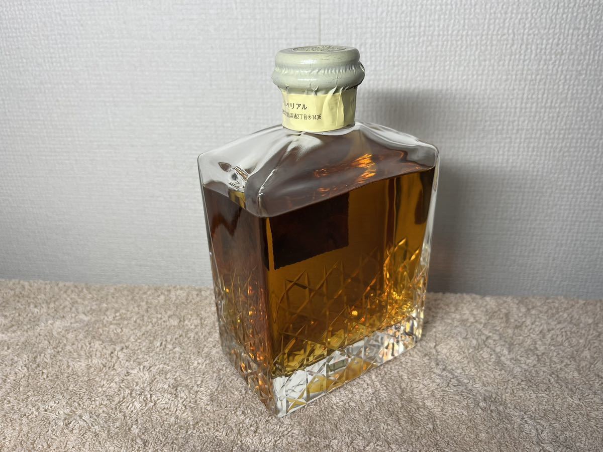 ⑩ SUNTORY WHISKY IMPERIAL インペリアル サントリー ウイスキー 古酒 特級 国産 600ml 43%カガミクリスタル _画像4