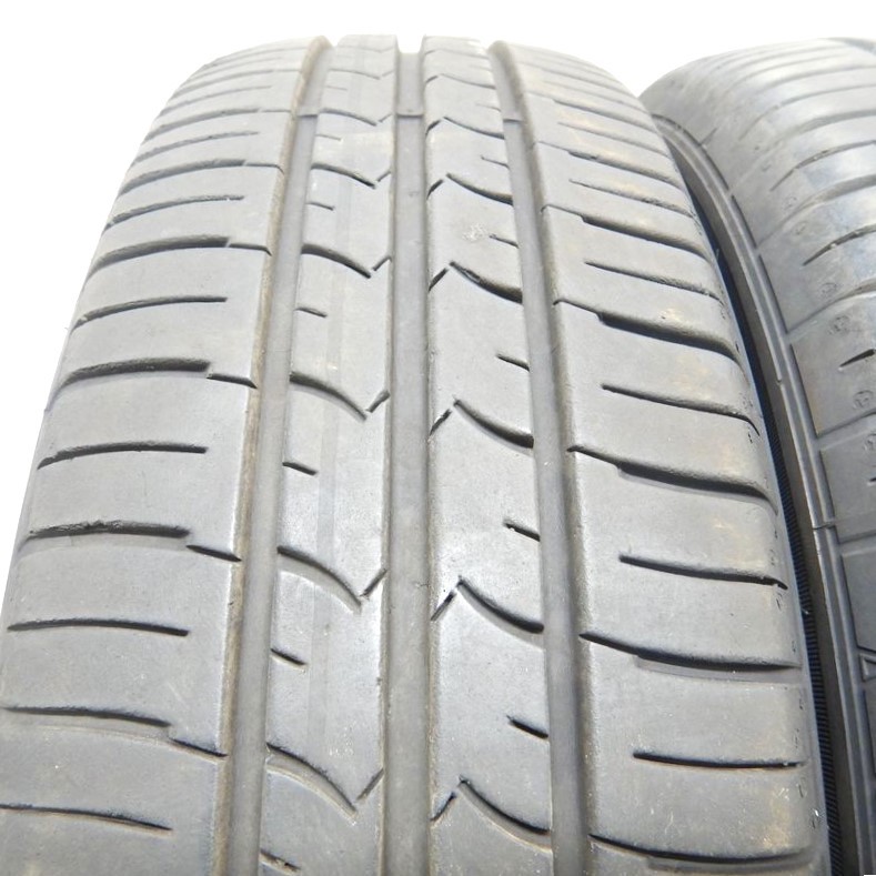 中古タイヤ 155/65r13 サマータイヤ GOODYEAR Efficient Grip ECO EG01 2本セット ザッツ ピノ ライフ フレアワゴン 中古 13インチ_画像3