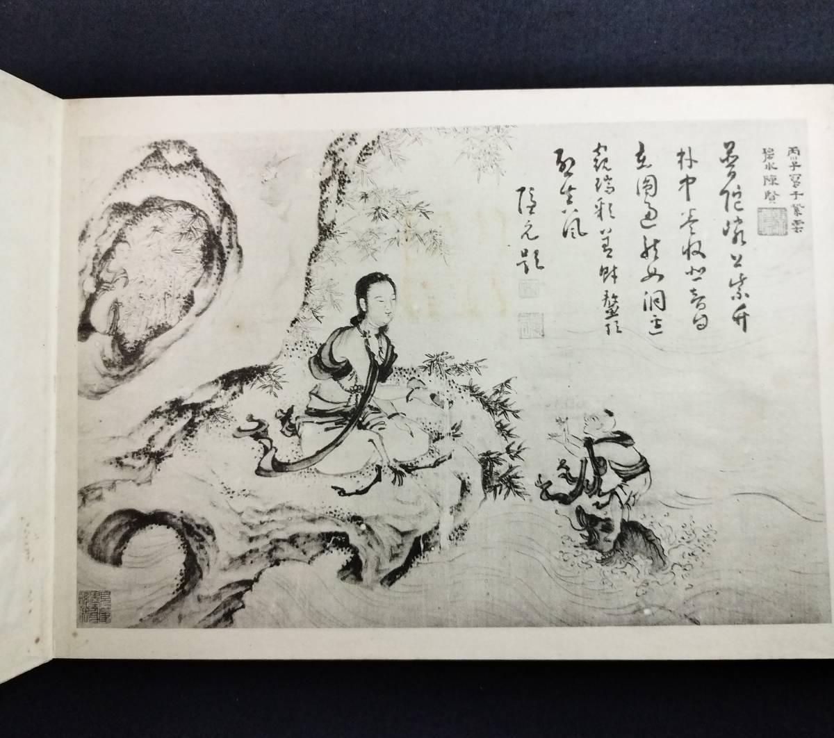 YY05 中国美術 書画【応化大士】帙付き 仏画 画帖 図録 黄檗宗隠元 萬福寺蔵 京都真美書房 大正 時代物 印刷 骨董 古美術 古典籍 古書 和本_画像2