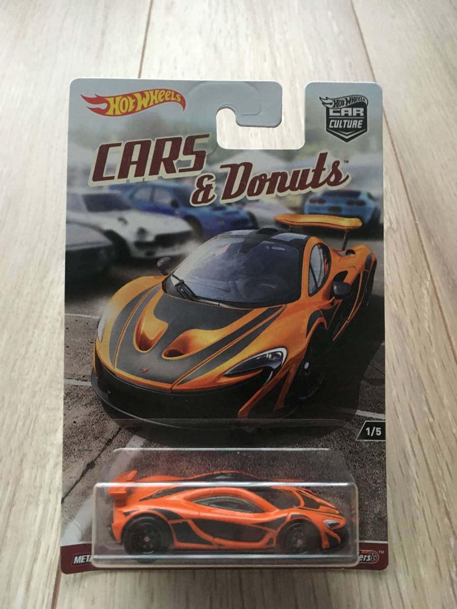 【Y05】現状渡し・ホットウィール プレミアム カーカルチャ―「CARS & Donut」全５台セット_画像3