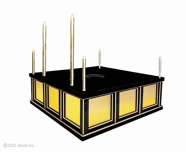 寺院仏具】潤み塗り 鎌倉型護摩壇3.5尺 壇のみ(天板に60cm角 寺院仏具】潤み塗り 鎌倉型護摩壇3.5尺 壇のみ(天板に60cm角