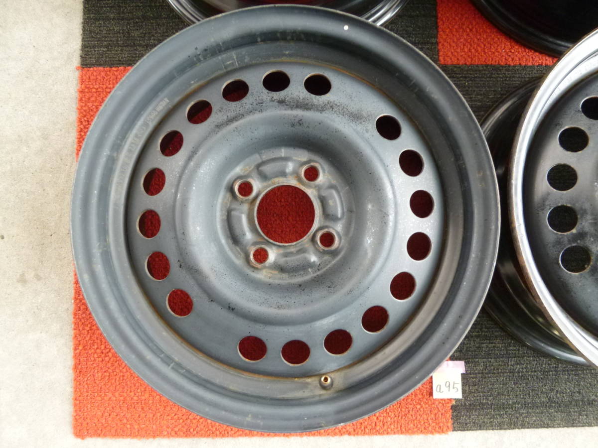 日産 NISSAN 純正 鉄チン スチールホイール 15インチ 5.5J +40 日産 NISSAN 純正 鉄チン スチールホイール 15インチ 5.5J +40