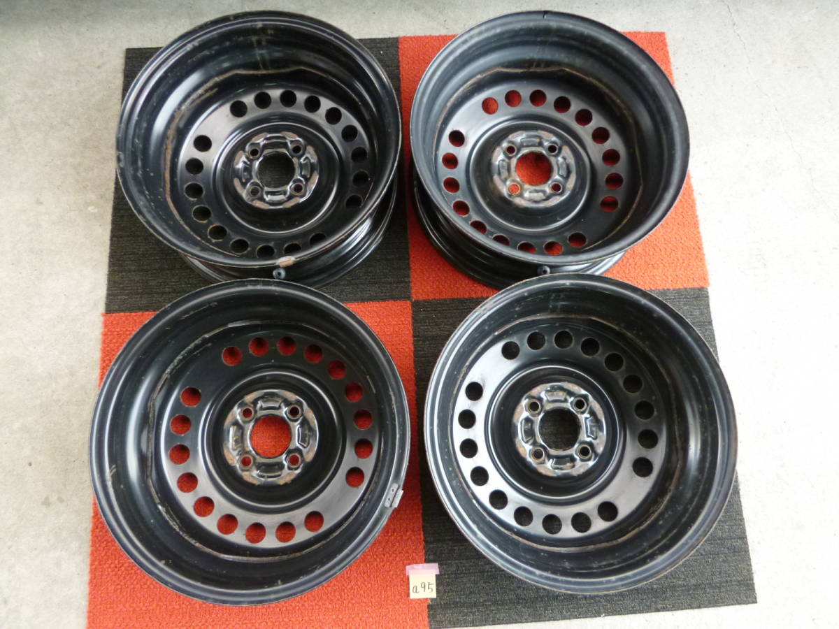 日産 NISSAN 純正 鉄チン スチールホイール 15インチ 5.5J +40 日産 NISSAN 純正 鉄チン スチールホイール 15インチ 5.5J +40