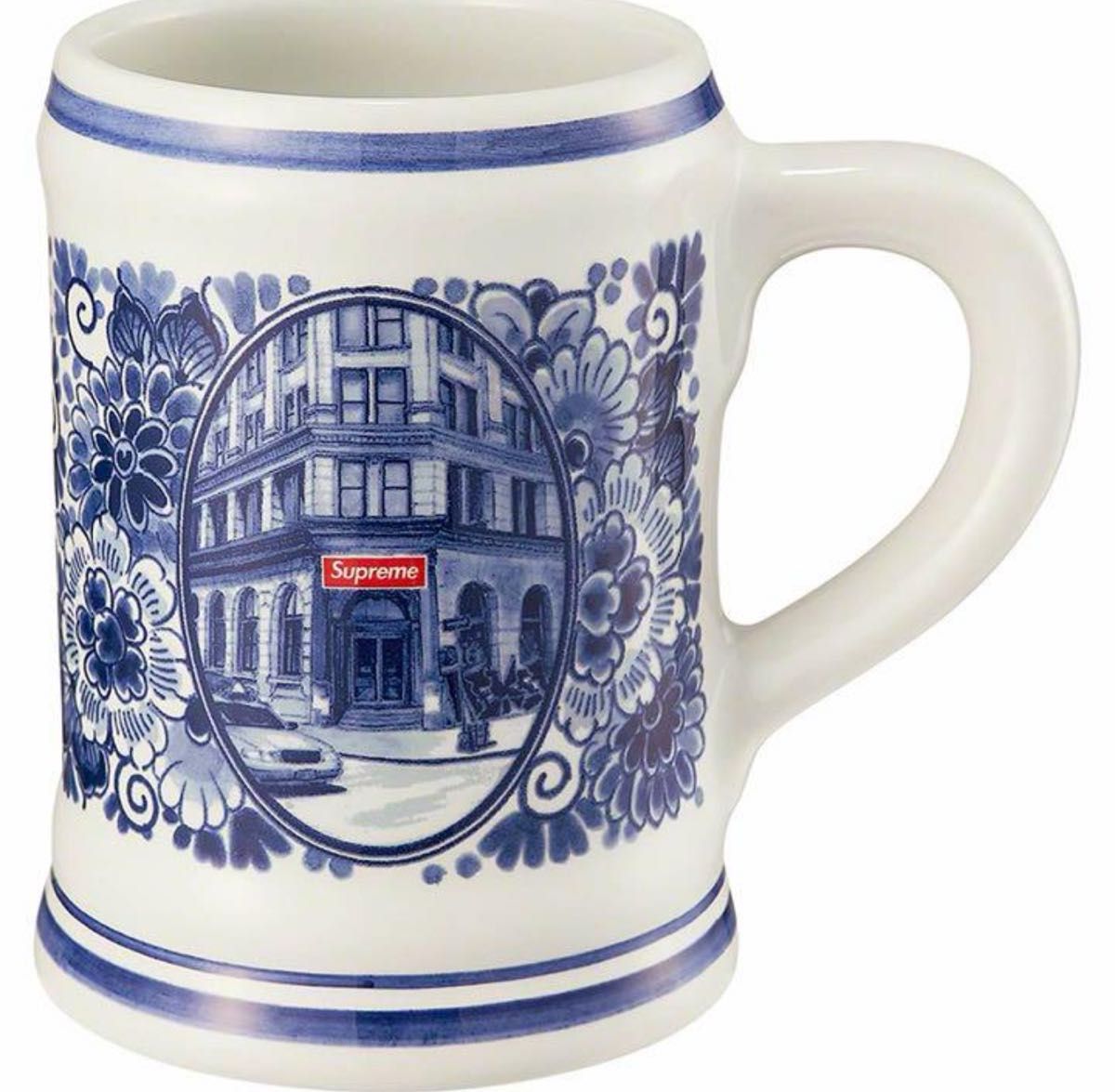 Supreme / Royal Delft 190 Bowery Beer Mug "Blue"  マグカップ　シュプリーム　食器