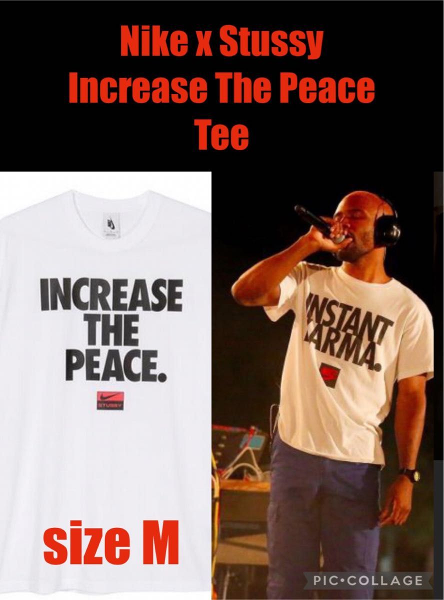 Nike x Stussy Increase The Peace Tee  Tシャツ　ステューシー　ナイキ