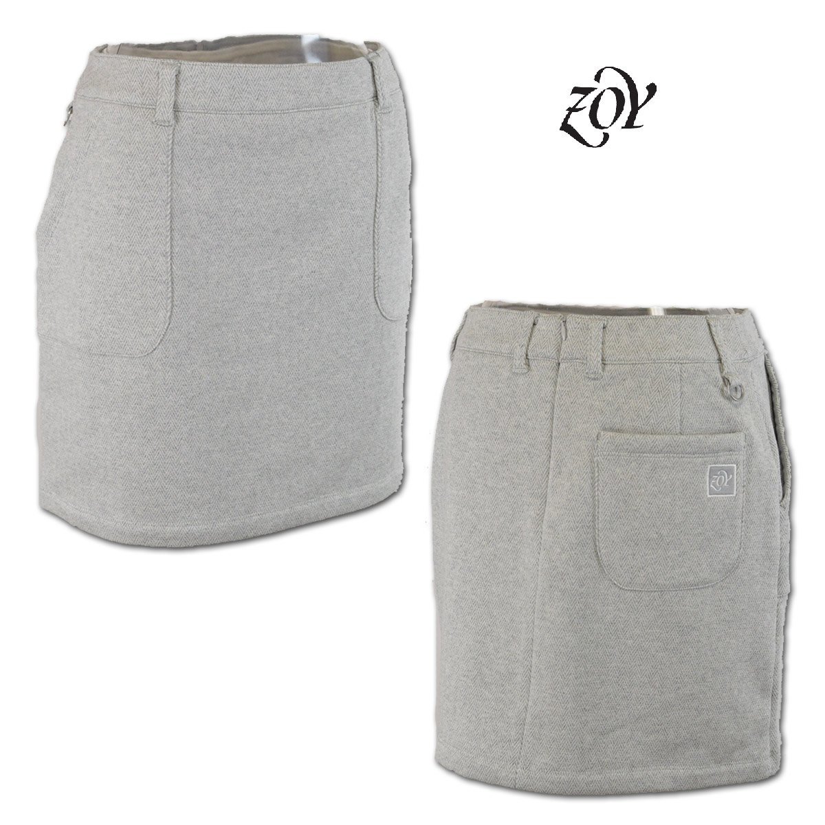3割引☆ZOYゾーイ☆レディース スカート 40(L) 11号 グレー 3割引☆ZOYゾーイ☆レディース スカート 40(L) 11号 グレー