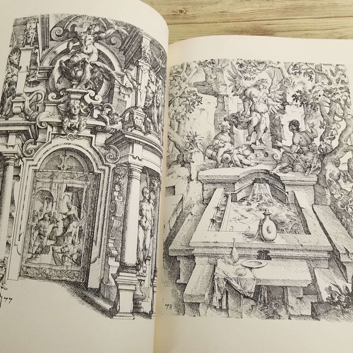 イラスト集[The Fantastic Engravings of Wendel Dietterlin : A Reprint of the 1598 Edition of His Architectura]装飾建築画集 創作資料_画像9