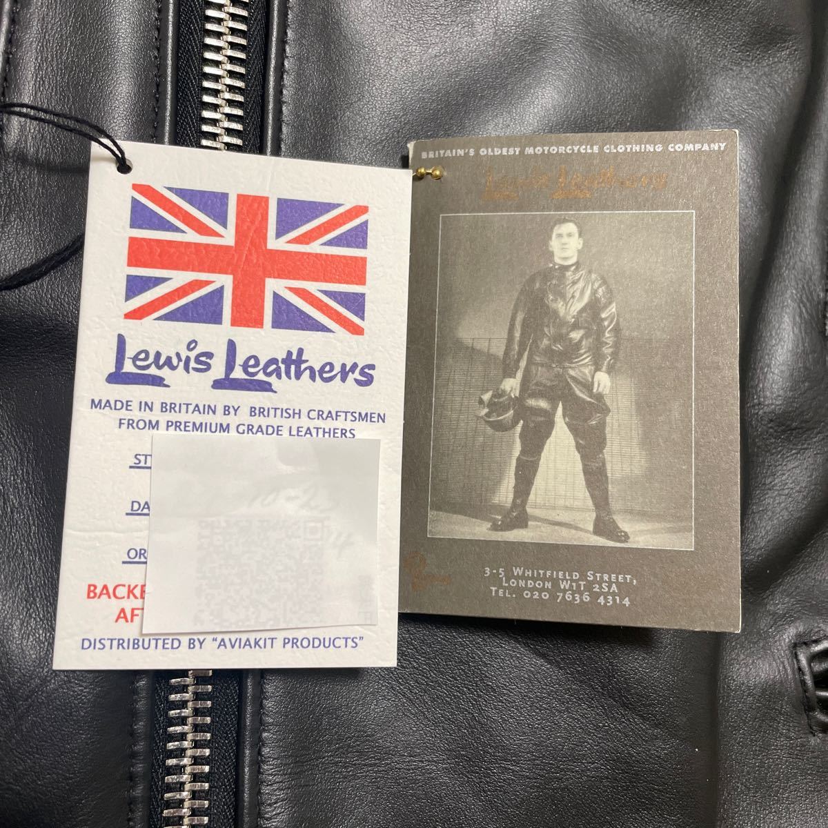 【送料無料】ほぼ未使用 Lewis Leathers ルイスレザー Lightning ライトニング No.391T タイトフィット ライダース 革ジャン ロンジャン_画像9