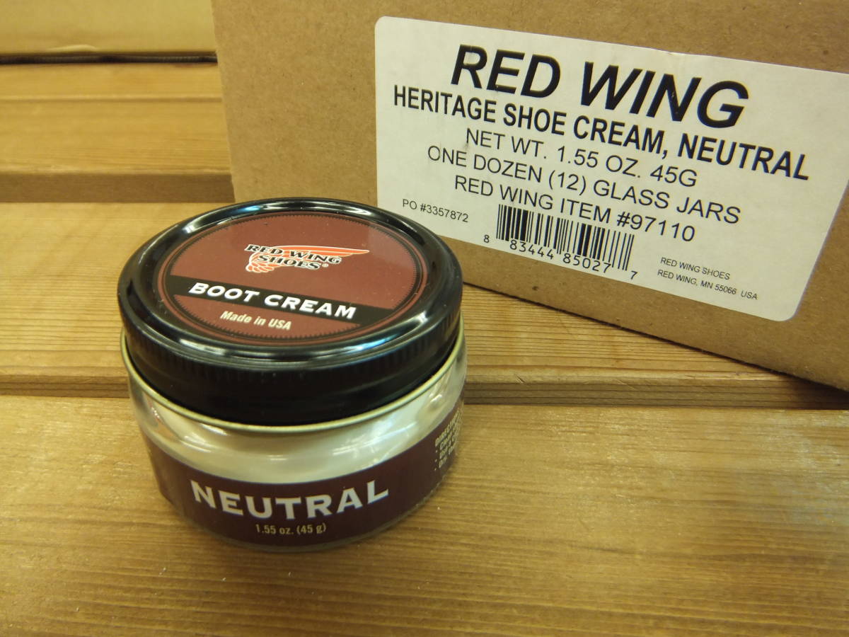  Red Wing regular shop 97110 boots cream [ neutral = color less ][ approximately 1.5 ounce = approximately 45g] new goods!! safe genuine products! ( oil etc. . equipped )