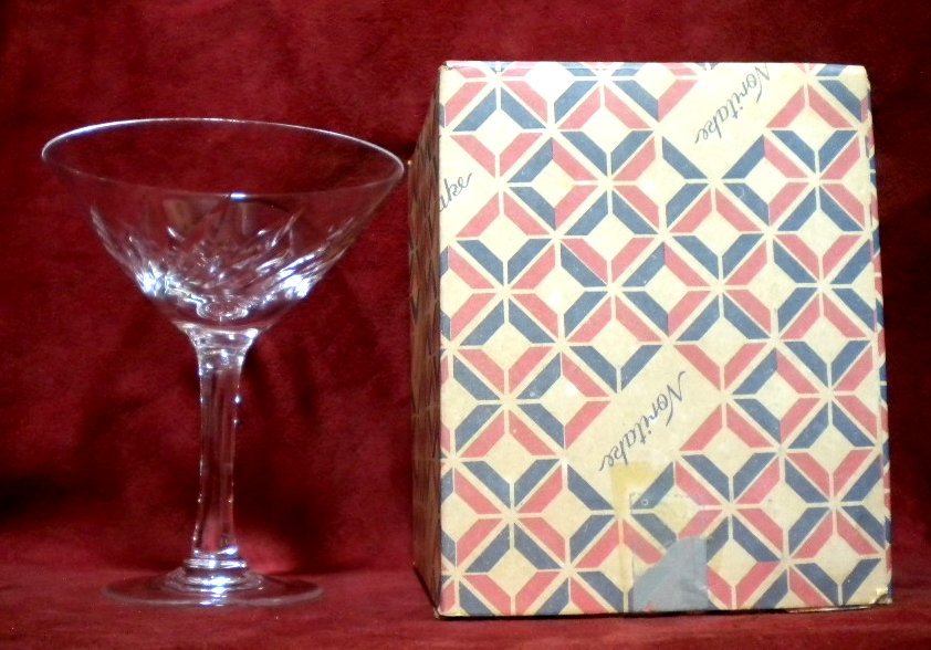  selling up rare thing antique Noritake crystal cocktail glass capacity 100cc 1 customer unused goods box have D/F size φ on 87/ under 52×H103mm. origin 1.3mm
