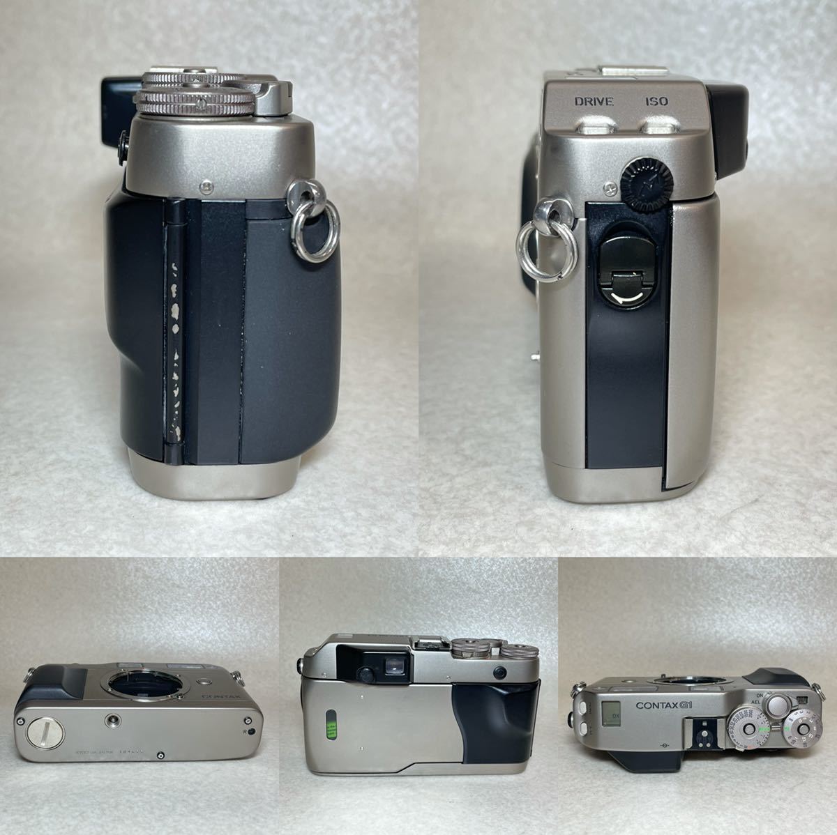 W3-1）CONTAX G1 コンタックス フィルムカメラ 単焦点レンズ Carl Zeiss Planar 45mm F2 T* （128）_画像3