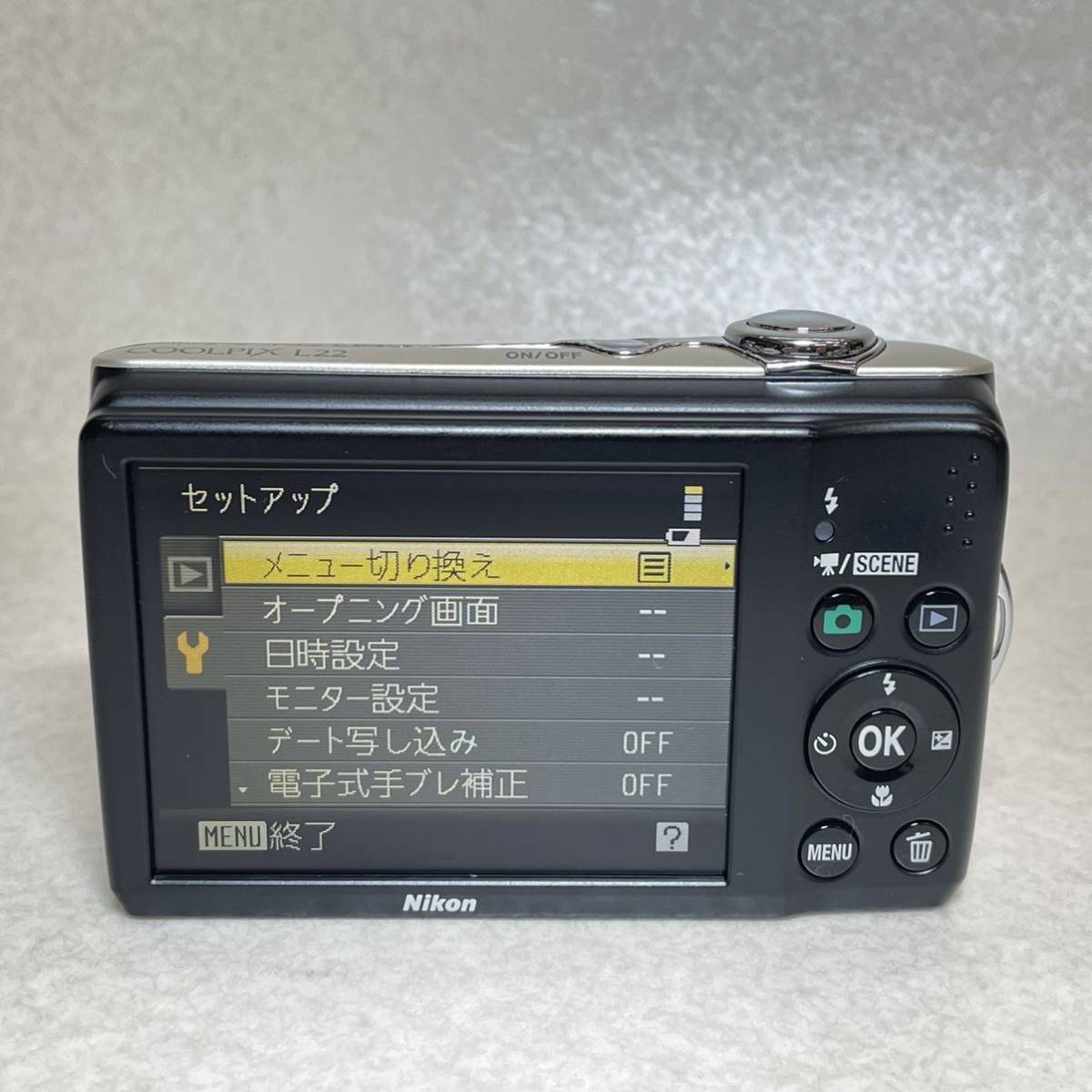 W5-2）Nikon ニコン COOLPIX L22 コンパクトデジタルカメラ （139）_画像9