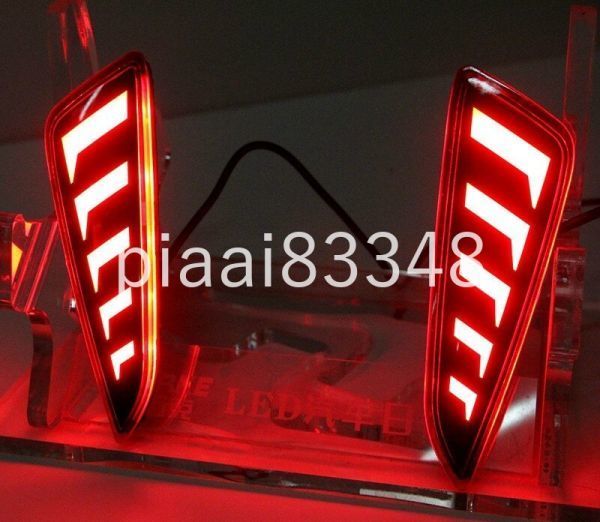 SA036:C-HR CHR リア フォグ ランプ ライト LED テール バック リフレクター デイライト 2_画像1