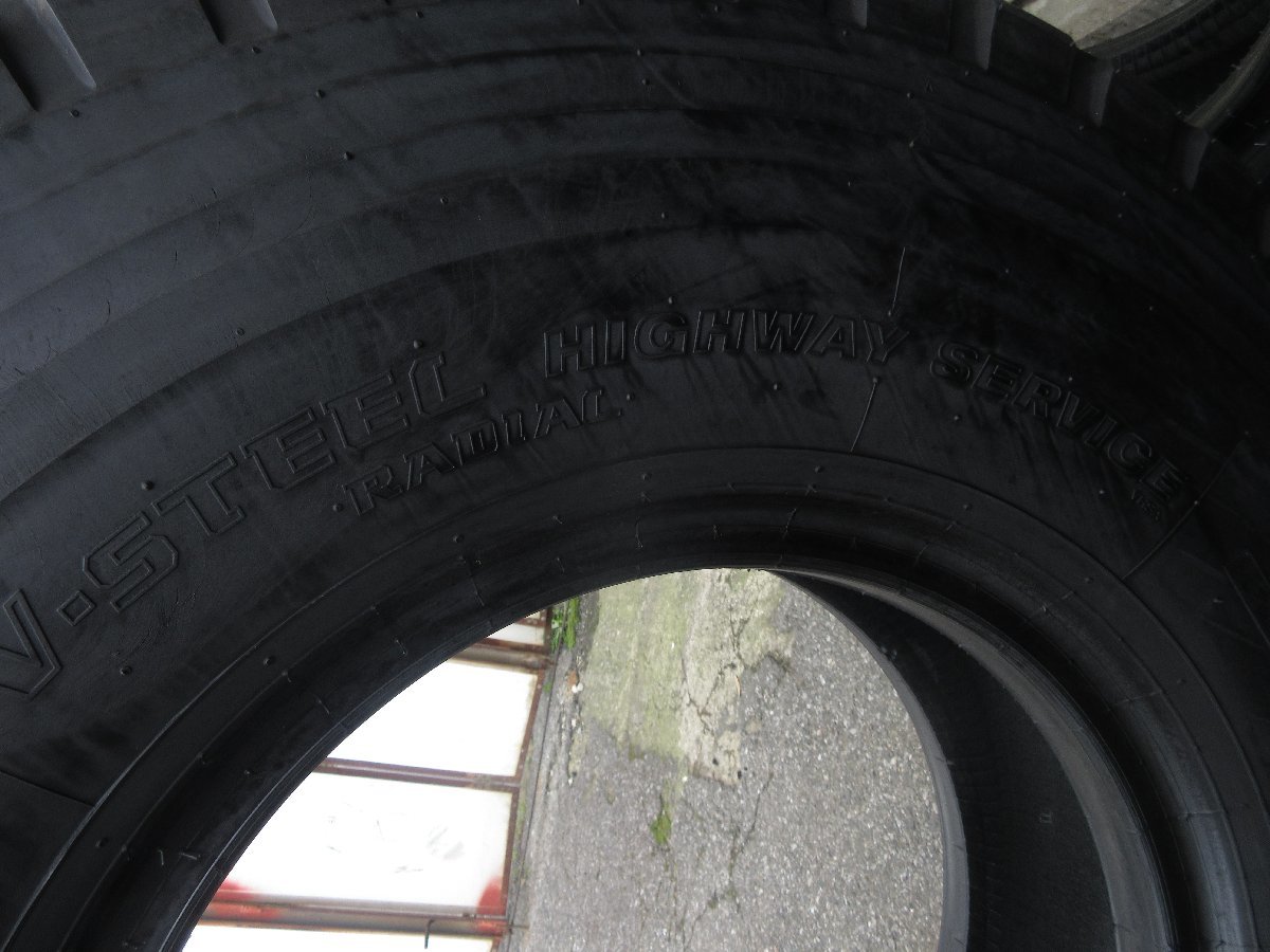 タイヤ 1本 385/95R25 170E ブリヂストン V-STEEL HIGWAY SERVICE VHSA FOR CREANE クレーン用タイヤ バリ バリ山★0001の画像5