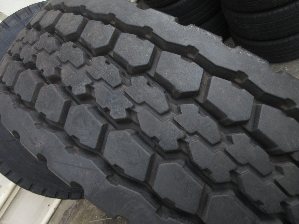 タイヤ 1本 385/95R25 170E ブリヂストン V-STEEL HIGWAY SERVICE VHSA FOR CREANE クレーン用タイヤ バリ バリ山★0001の画像2