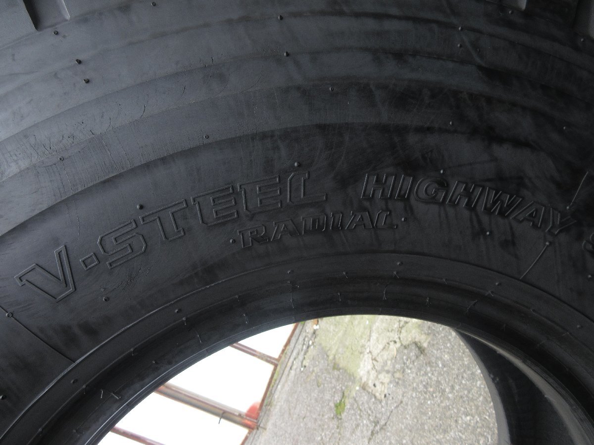 タイヤ 1本 385/95R25 170E ブリヂストン V-STEEL HIGWAY SERVICE VHSA FOR CREANE クレーン用タイヤ バリ バリ山★0001の画像6