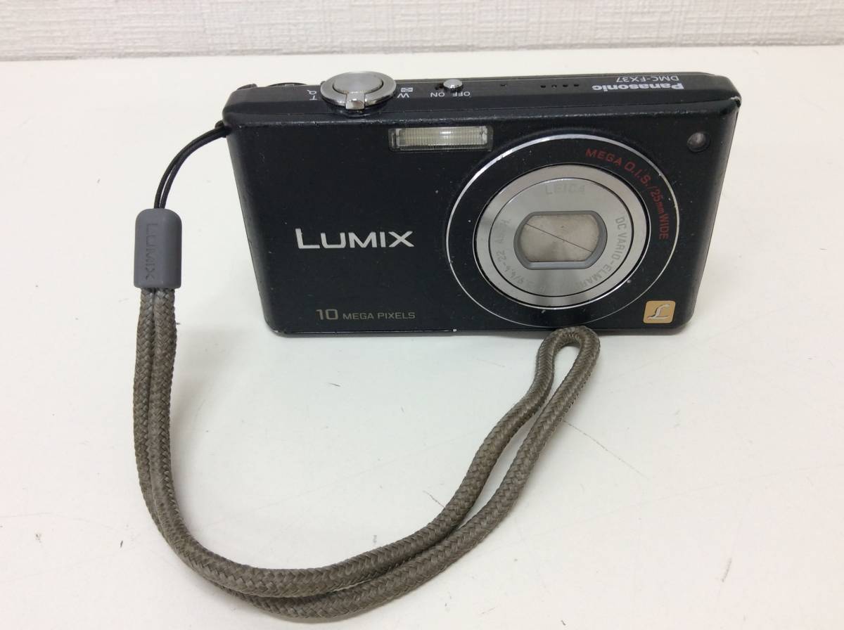 S1077　Panasonic LUMIX DMC-FX37 デジカメ カメラ 2.8-5.9 4.4-22 25mm 動作未確認 外側表面ベタ付き有_画像1