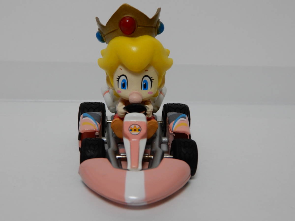 postage 200 jpy ~ used Mario Cart [bebi.pi-chi] Choro Q pull-back car figure minicar 