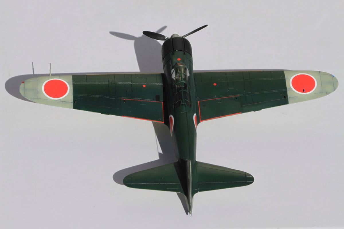 【航空機プラモデル模型完成品】ハセガワ　1/48 日本海軍 零式艦上戦闘機 21型　翔鶴搭載機・第381空海軍航空隊指揮官機　_画像9