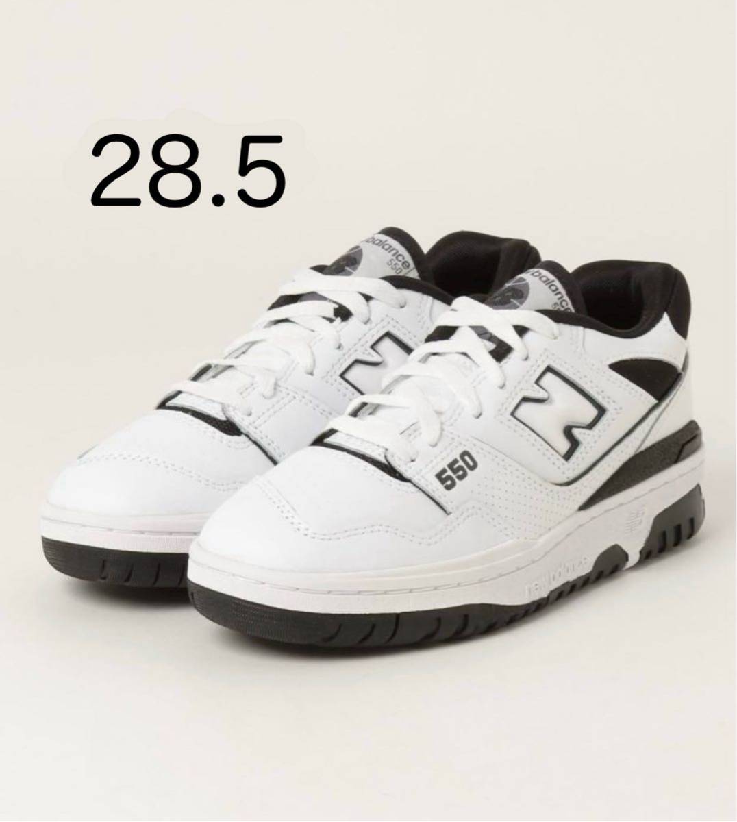 【新品】New Balance　BB550HA1 ニューバランス　550 HA1　白黒ホワイトブラック