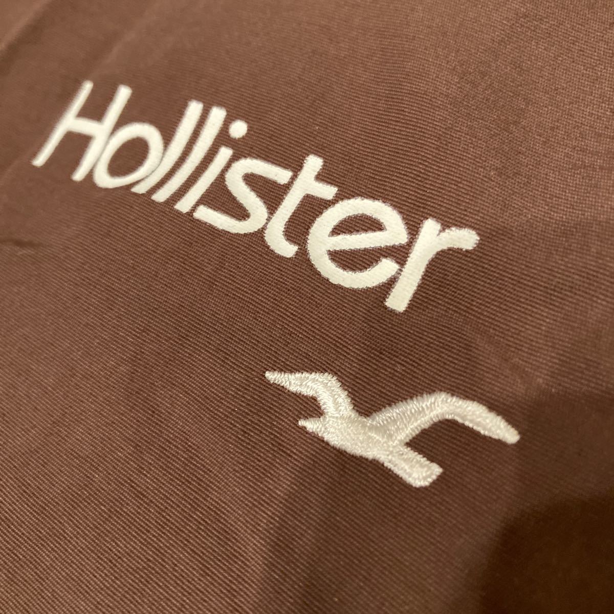 未使用 Hollister ナイロン オーバーパンツ 茶 size L ホリスター ウォームパンツ 暖パン あったか ユニクロ より アバクロ_画像10