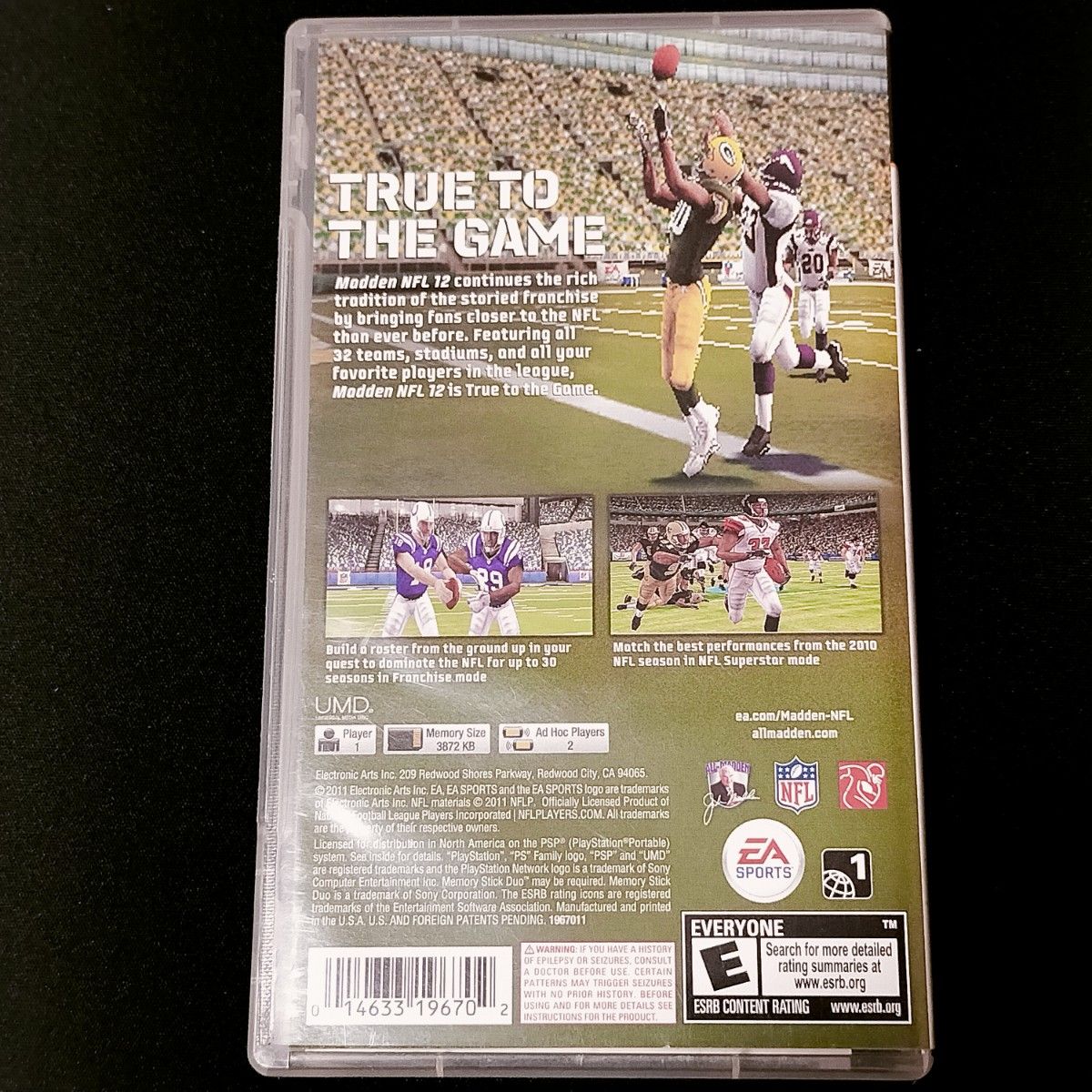 PSP ソフト MADDEN NFL 12 北米版