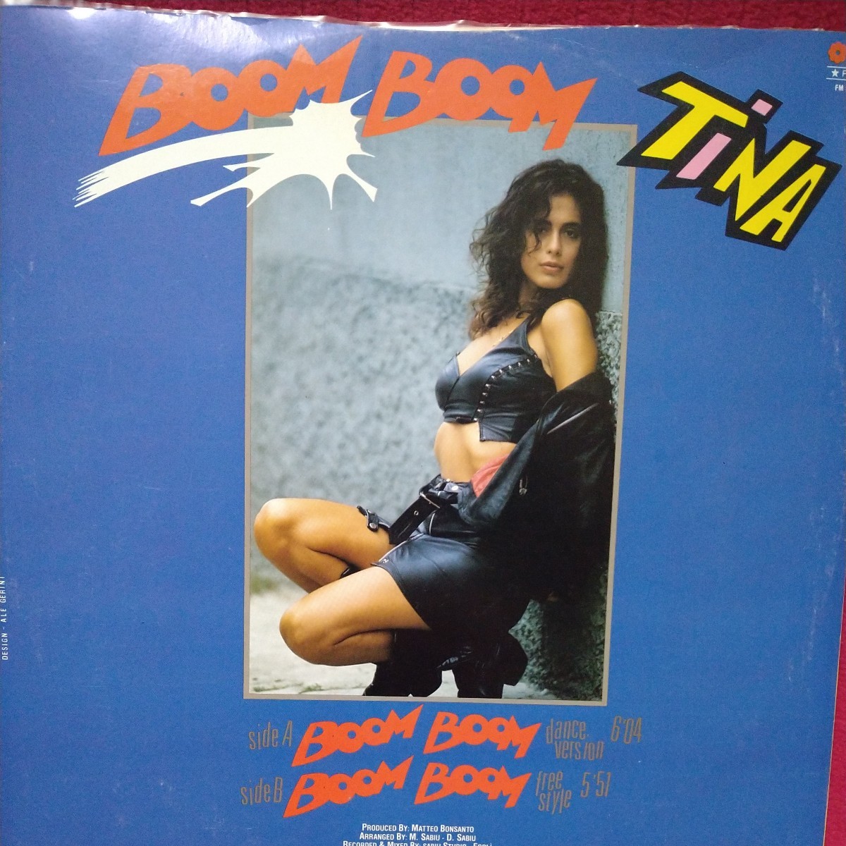 ☆12inch☆TINA/BOOM BOOM―CRAZY FOR YOU☆2枚セット☆_画像3