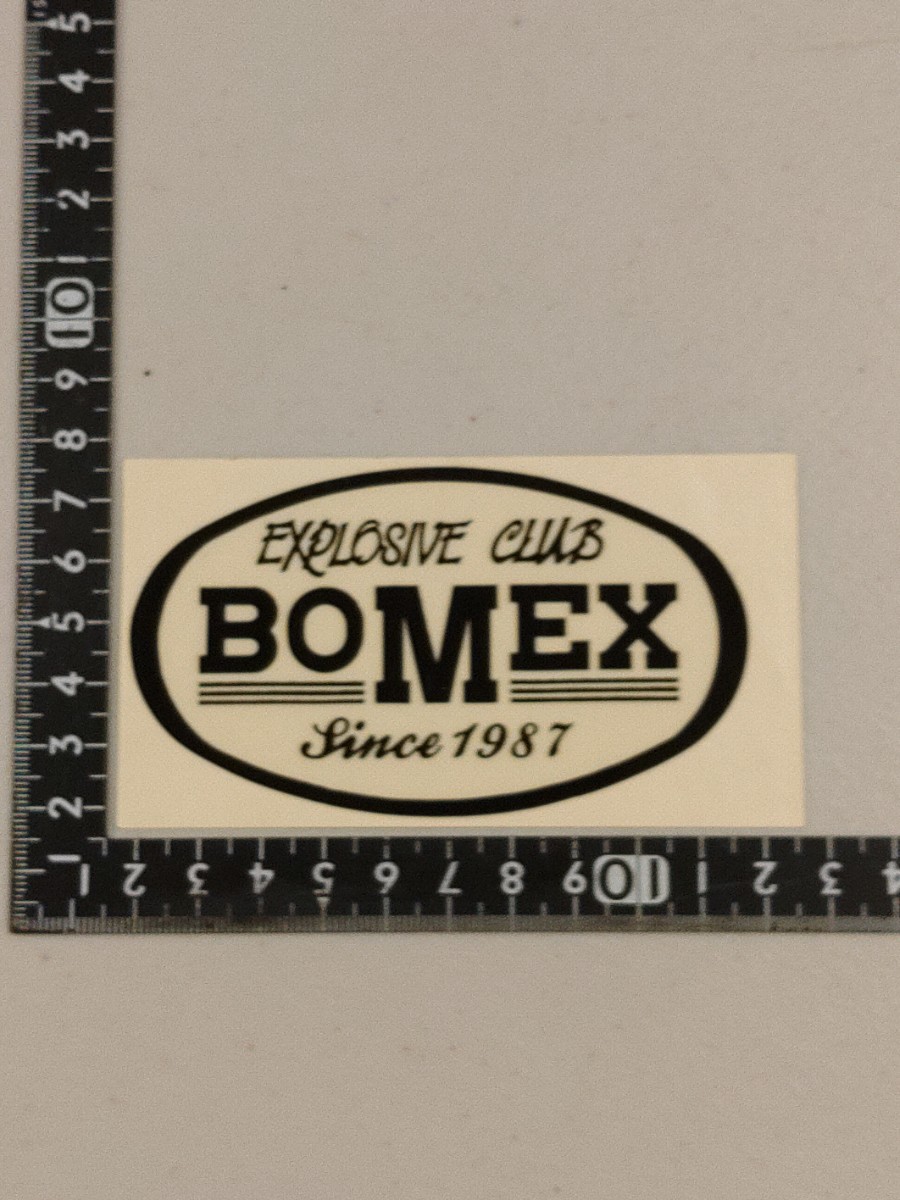 BOMEX　ステッカー　ボメックス　★　BOMEX Racing　ドレスアップ　ドリフト　旧車　チューニング　_画像2