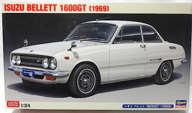 ハセガワ　限定品「1/24　いすゞ　ベレット 1600GT (1969)」新品_画像1
