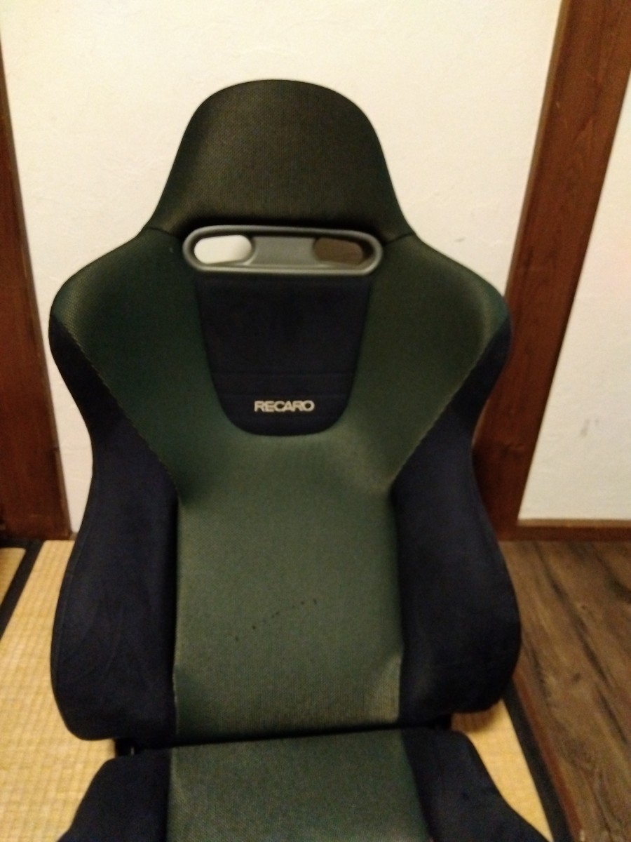 CL7 ユーロR レカロシート(助手席側で使用)　Honda EuroR Recaro Seat セミバケ ブラック_画像7