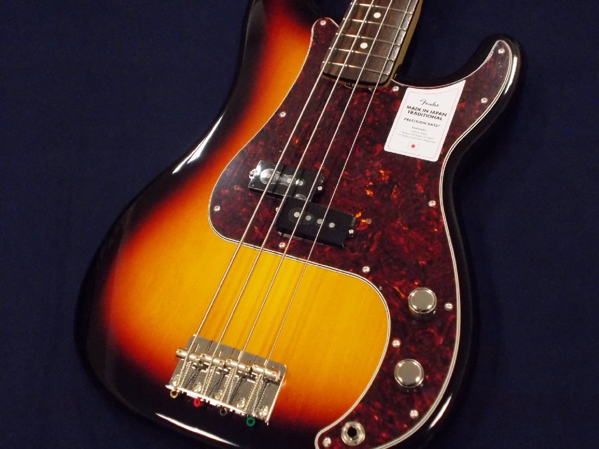 Fender Made in Japan Traditional 60s Precision Bass Rosewood Fingerboard 3-Color Sunburst フェンダー トラディショナル