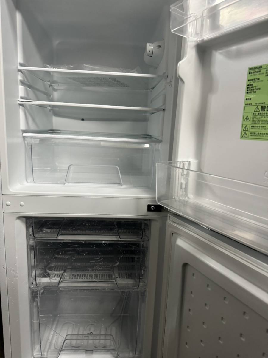 【特価セール】アイリスオオヤマ 冷凍冷蔵庫 IRSD-14A-W 142L 2019年製 家電 中古 _画像2
