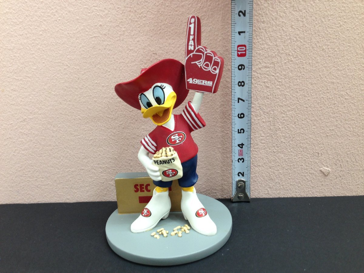 ◇ディズニー デイジーダック フィギュア Fan サンフランシスコ 49ers Mickey's Football Fun-Atics 9P80 【60】_画像3