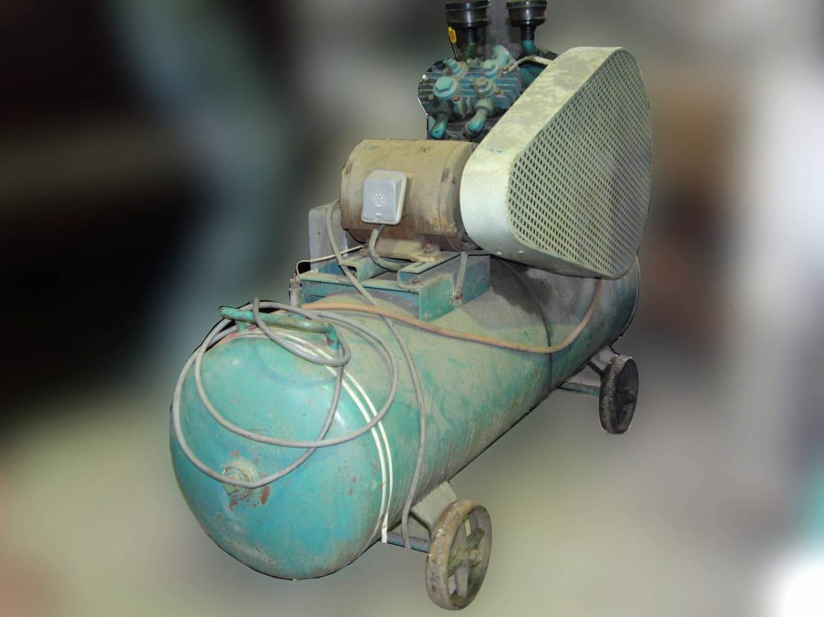富士コンプレッサー イヤサカ CH-37-F 3.7kw 高圧 タンク容量260L 3相200V 動作確認済 /BL13