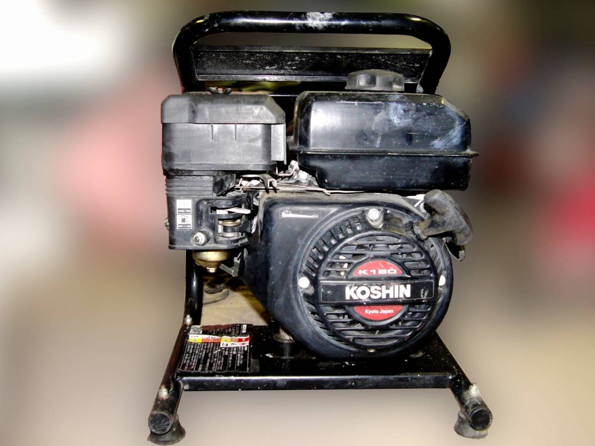 KOSHIN コーシン 高圧洗浄機 エンジン式 工進 JCE-1408U 農業用エンジン式高圧洗浄機　/BL83_画像4