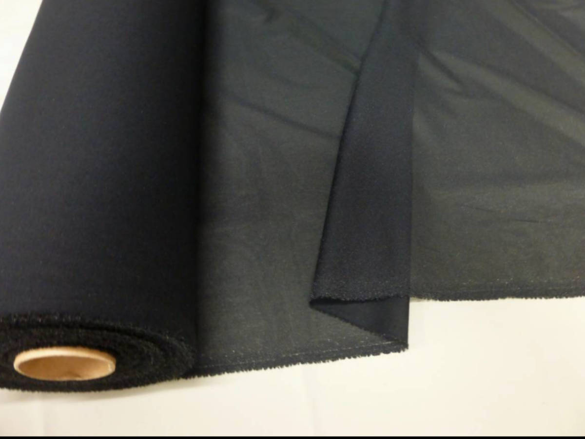  liquidation shortage of stock hand 30d knitted tie p bonding lining black width 112cm× length 50m