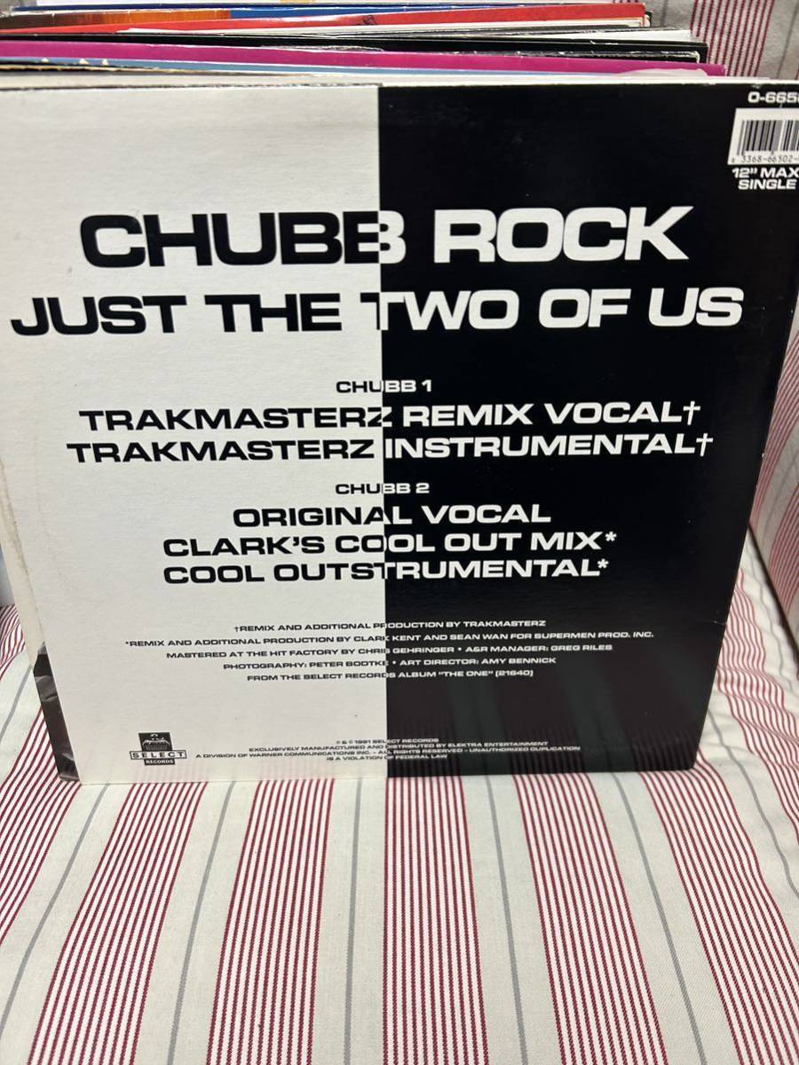 CHUBB ROCK-JUST THE TWO OF US オリジナル12インチ 大ネタ使いのクラークケントリミックス収録_画像2