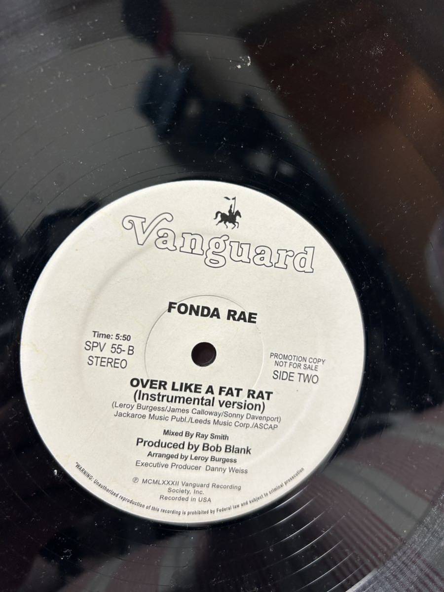 ダンクラ大名曲 FONDA RAE-OVER LIKE A FAT RAT 12インチ_画像3