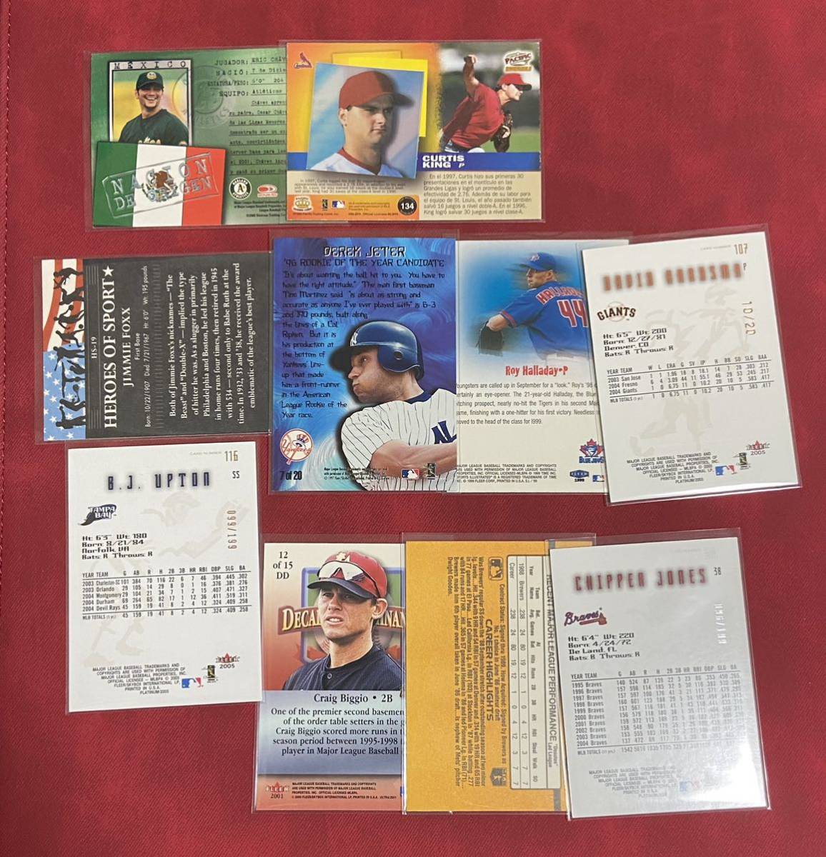 topps FLEER donruss カード　MLB デレクジータ　ルーキー　Derek jeter 野球カード_画像2