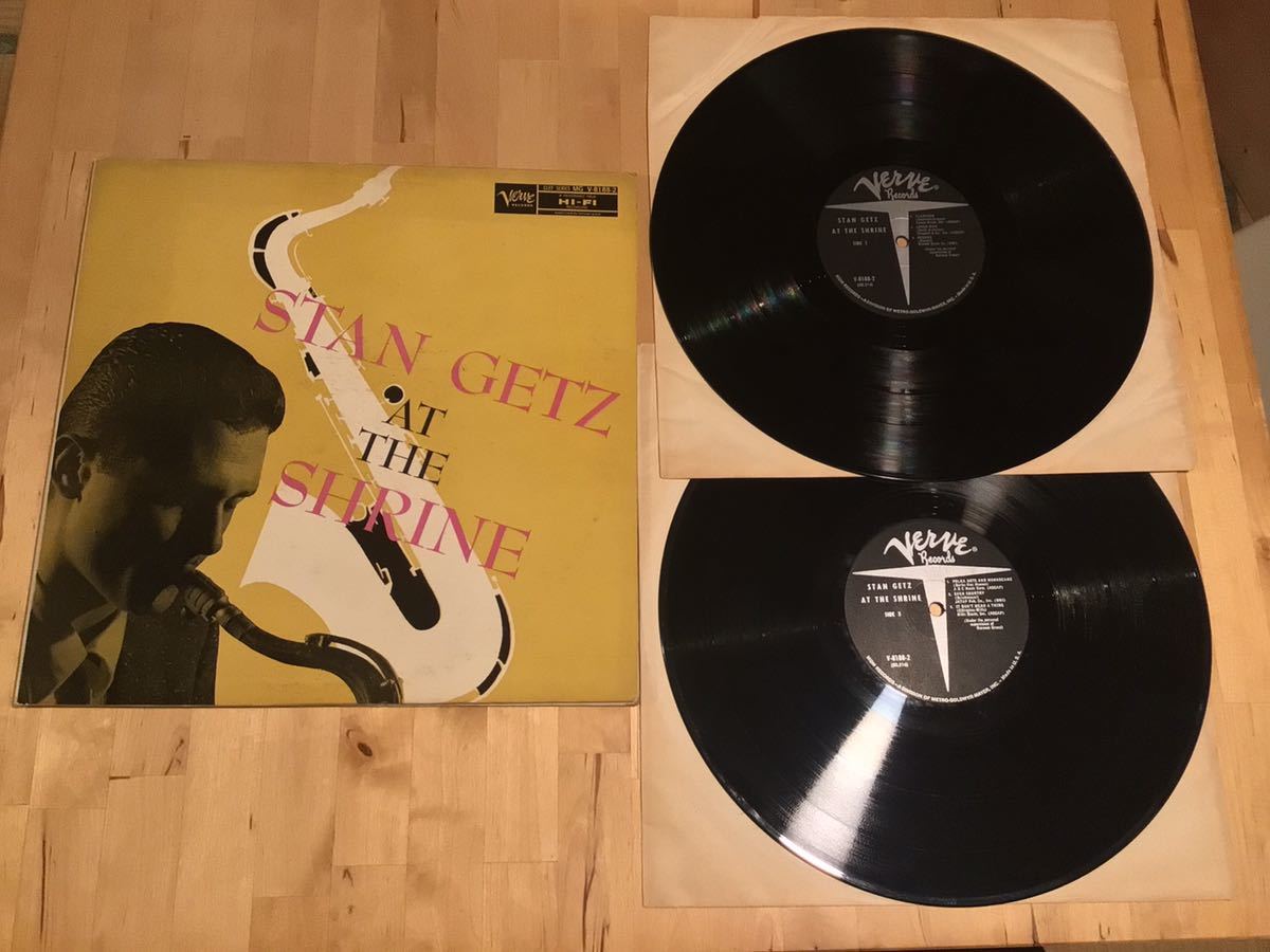 【2LP】STAN GETZ / AT THE SHRINE (MG V-8188-2) / スタン・ゲッツ / GATEFOLD MONO / 1957年US盤_画像1