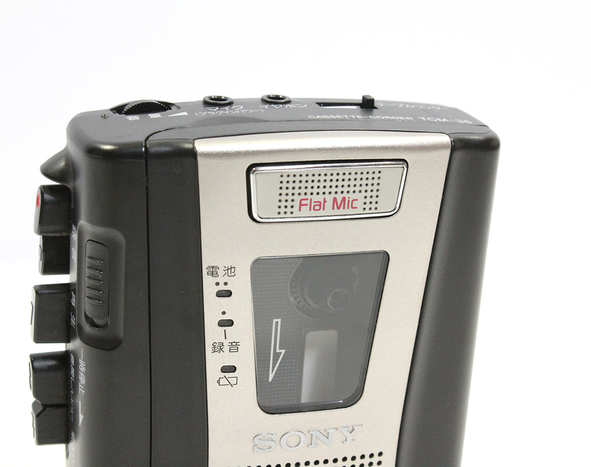SONY ソニー カセットコーダー TCM-36 カセットテープ 再生 録音 レコーダー ポータブル 中古 ジャンクとして ya0829の画像3