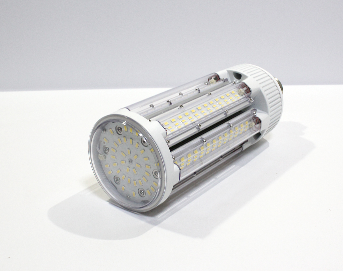 エコテン ETM-100-45 屋外街灯用 LED ランプ 45W 100Φ×305mm E39口金 広配光形 ライト 電球 防水IP65 開封済み 未使用保管品 ya0866の画像3