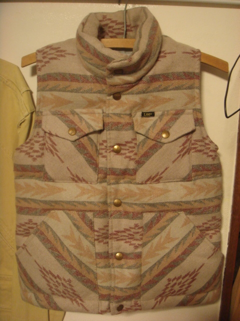 1901 Lee Lee OuterWear Wool Wool Native Pattern Down Best Gile Chimayo