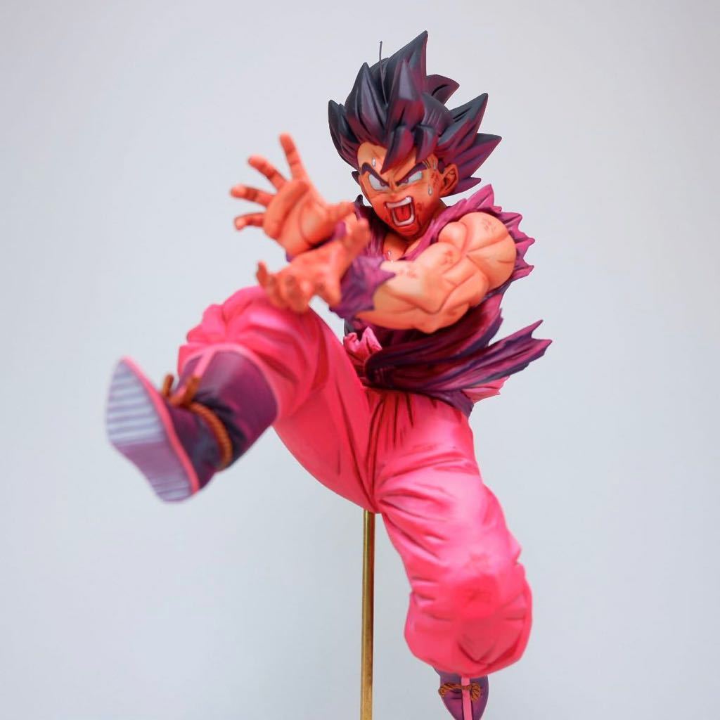 ドラゴンボール フィギュア リペイント 原作カラー 界王拳 アホ毛 孫悟空 一番くじ ナメック星　dragonball figure repaint goku kaioken _画像4