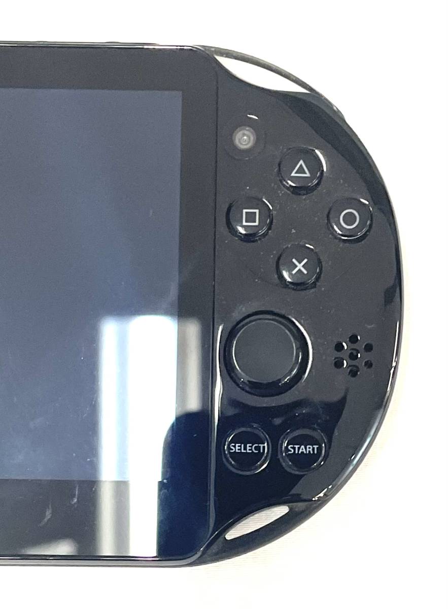 【B】【9742】☆★SONY PSVITA　PlaystationVITA　本体　PCH-2000　ZA11　ブラック　1GB　初期化済　起動確認済 　現状品★☆_画像5