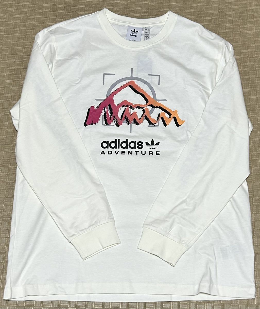 adidas*ORIGINALS Adidas Originals приключения ride футболка с длинным рукавом *XL размер * новый товар 