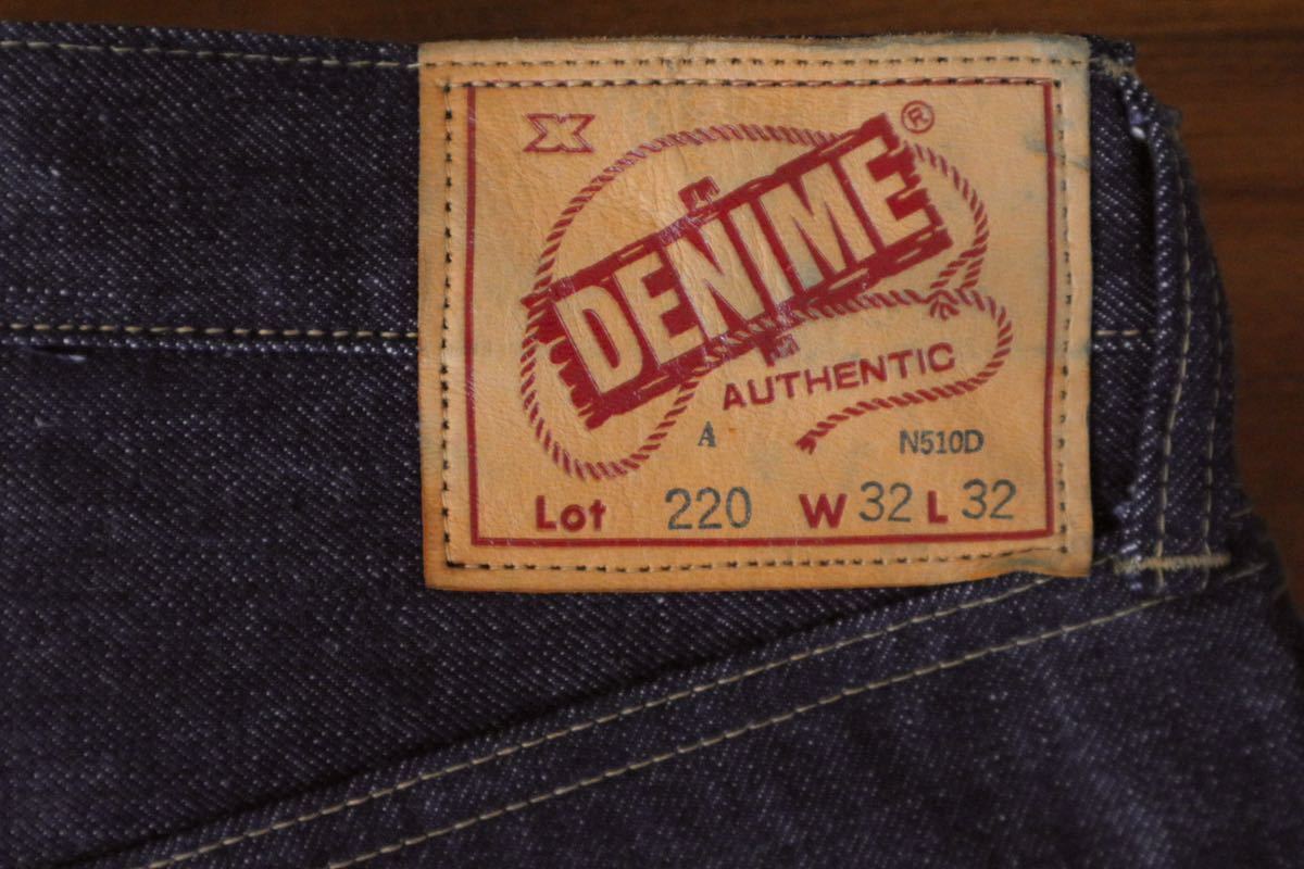 DENIME NON WASH / W38 Lot.220A (OFFSET XX MODEL) Denime 