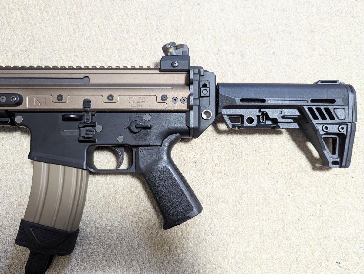 東京マルイ 次世代電動ガン SCAR-L 外装カスタム M4 ストック 東京マルイ 次世代電動ガン SCAR-L 外装カスタム M4 ストック